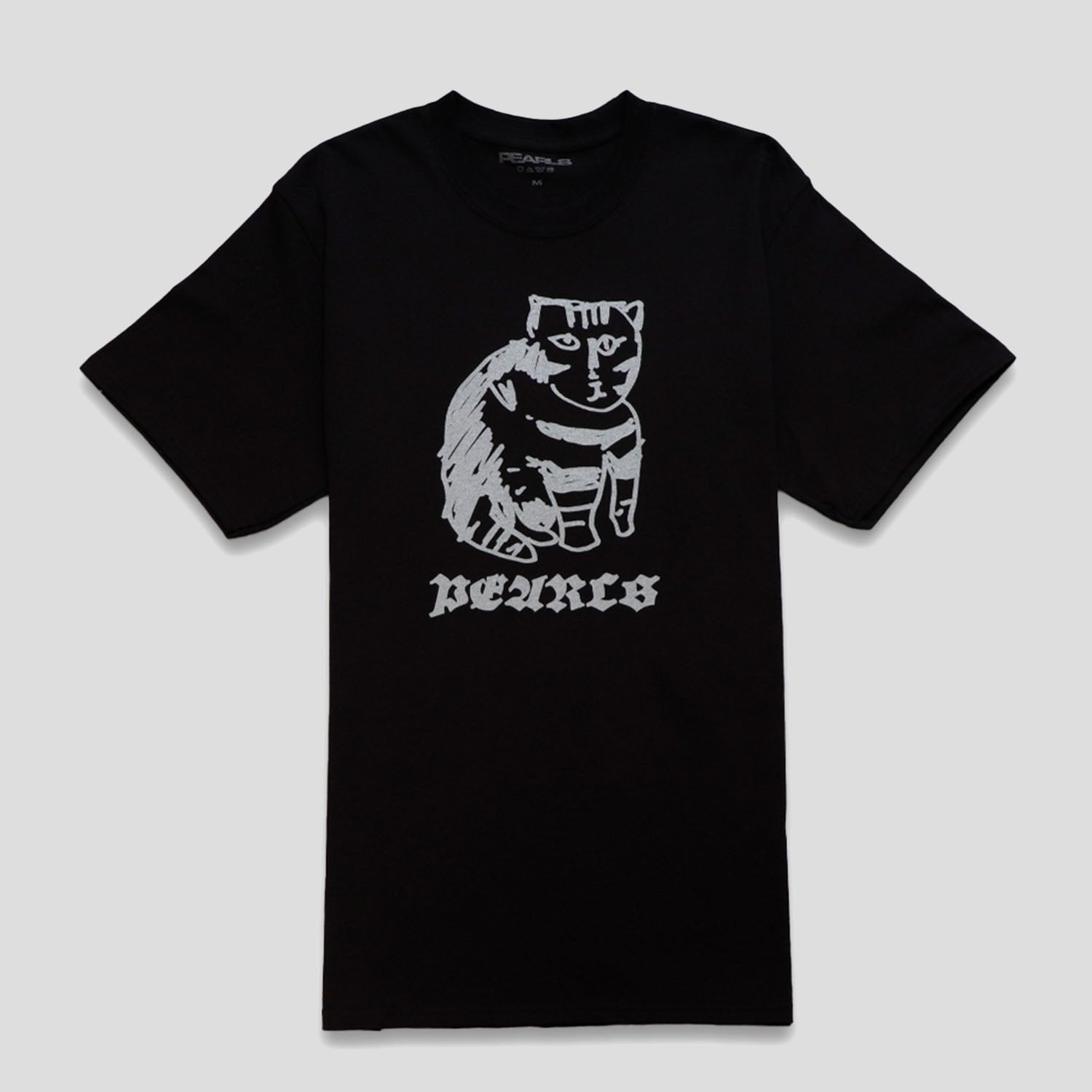 Pearls Tabby Tee - Black