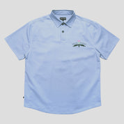 Pass~Port Thistle Embroidery AG Shirt Short Sleeve - Light Blue