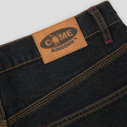 Come Sundown Headache Jeans - Washed Black