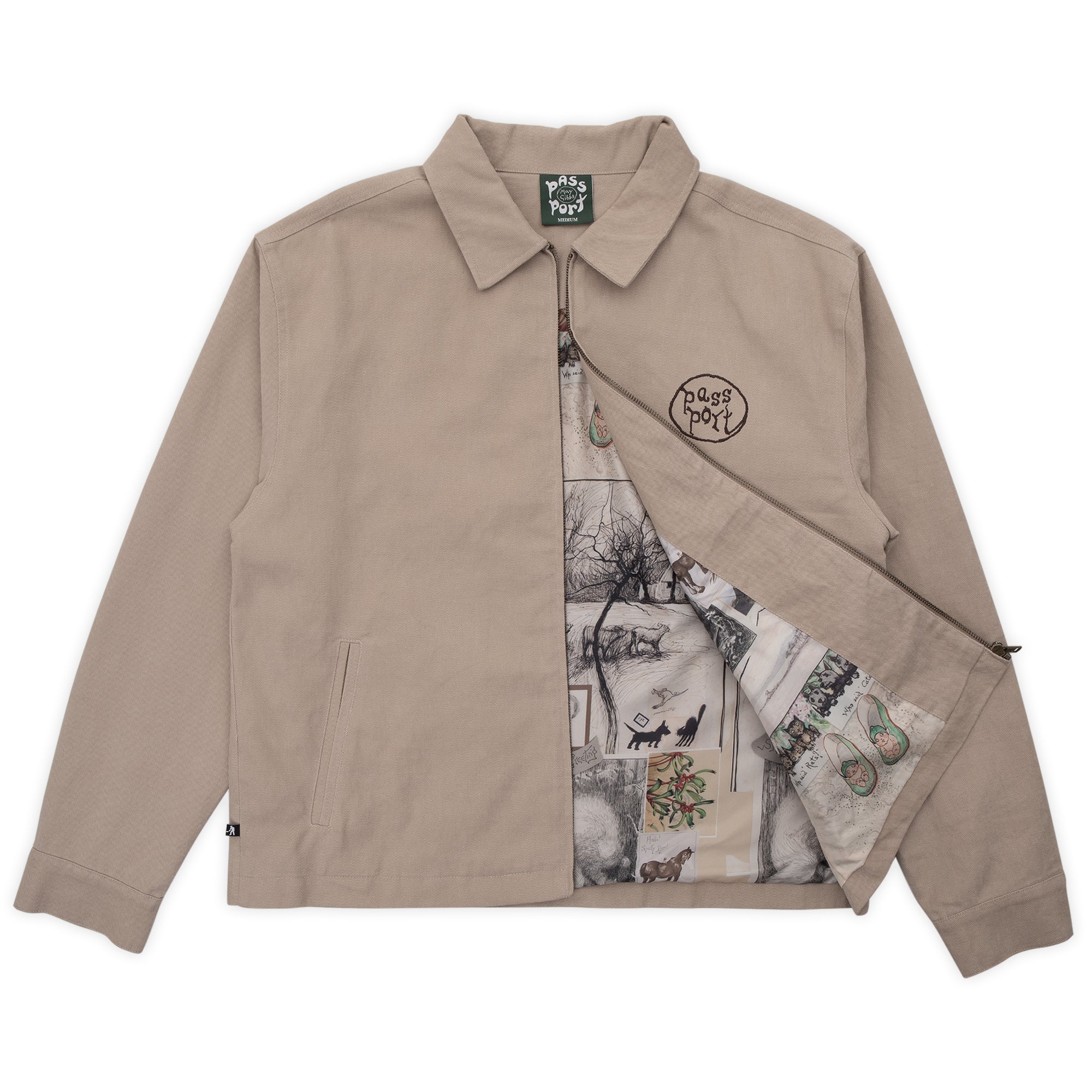 Pass~Port & May Gibbs MG Workers Jacket - Khaki