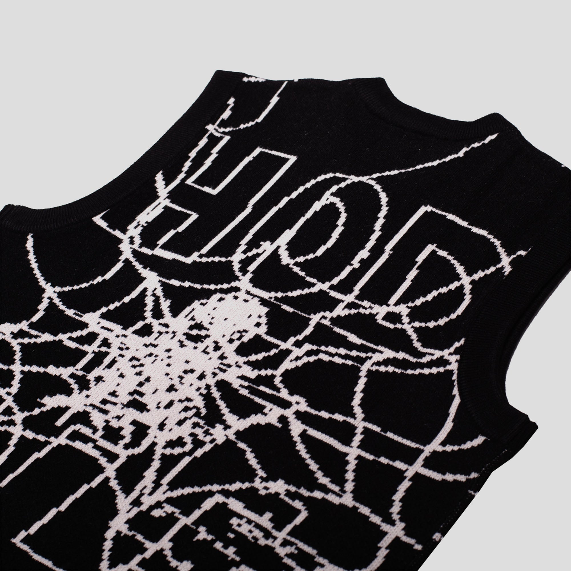 Hoddle Web Vest - Black / White