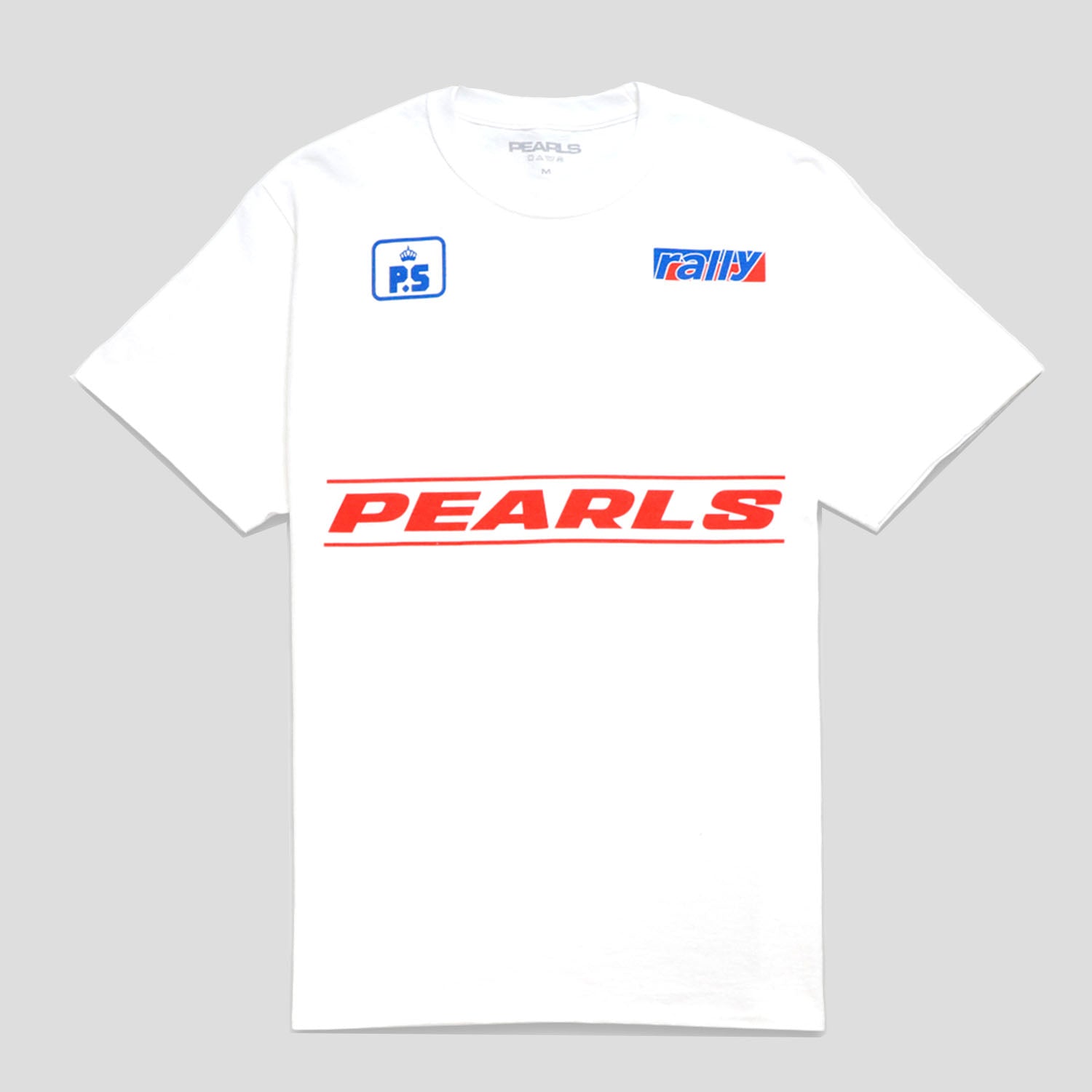 Pearls Rally Tee - White