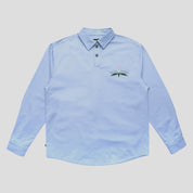 Pass~Port Thistle Embroidery AG Shirt Long Sleeve - Light Blue