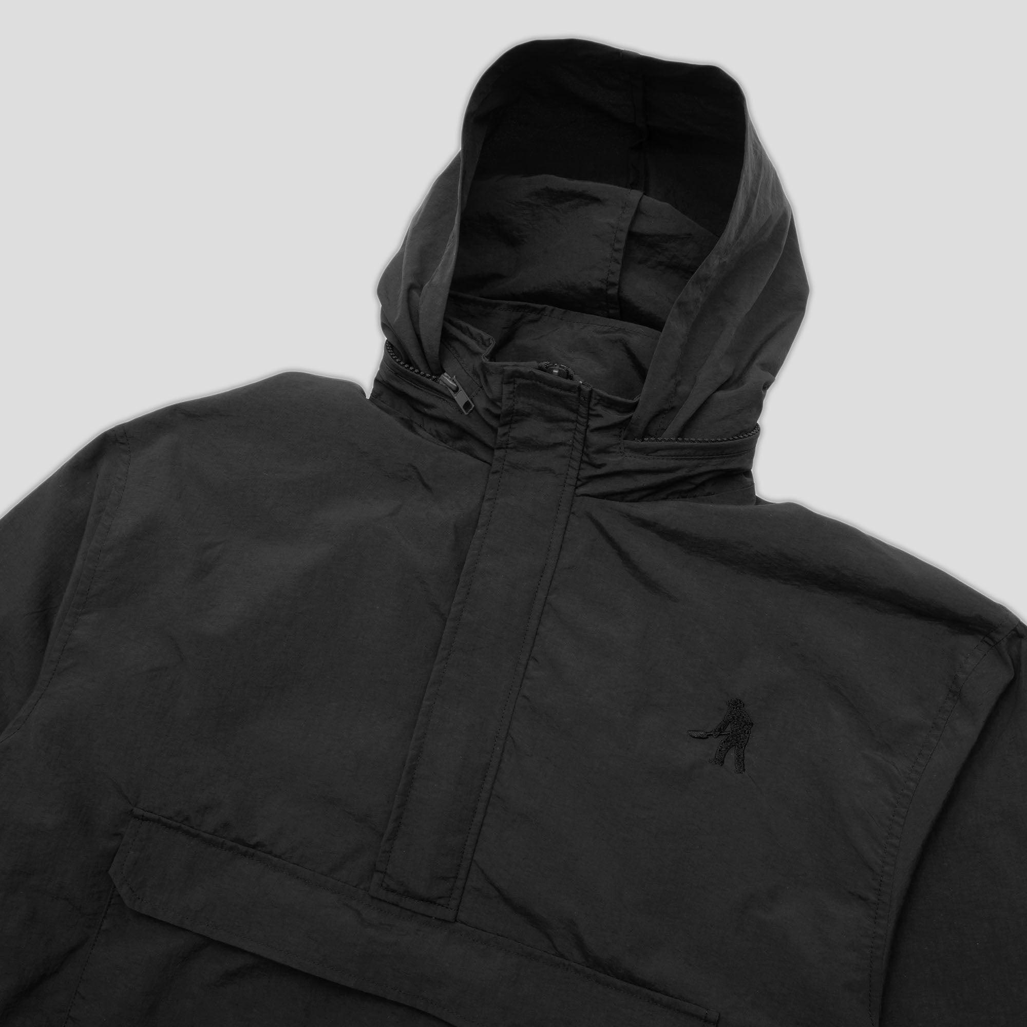 Pass~Port Pullover Spray Jacket RPET - Black