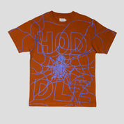 Hoddle Web Tee - Brown