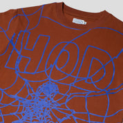 Hoddle Web Tee - Brown