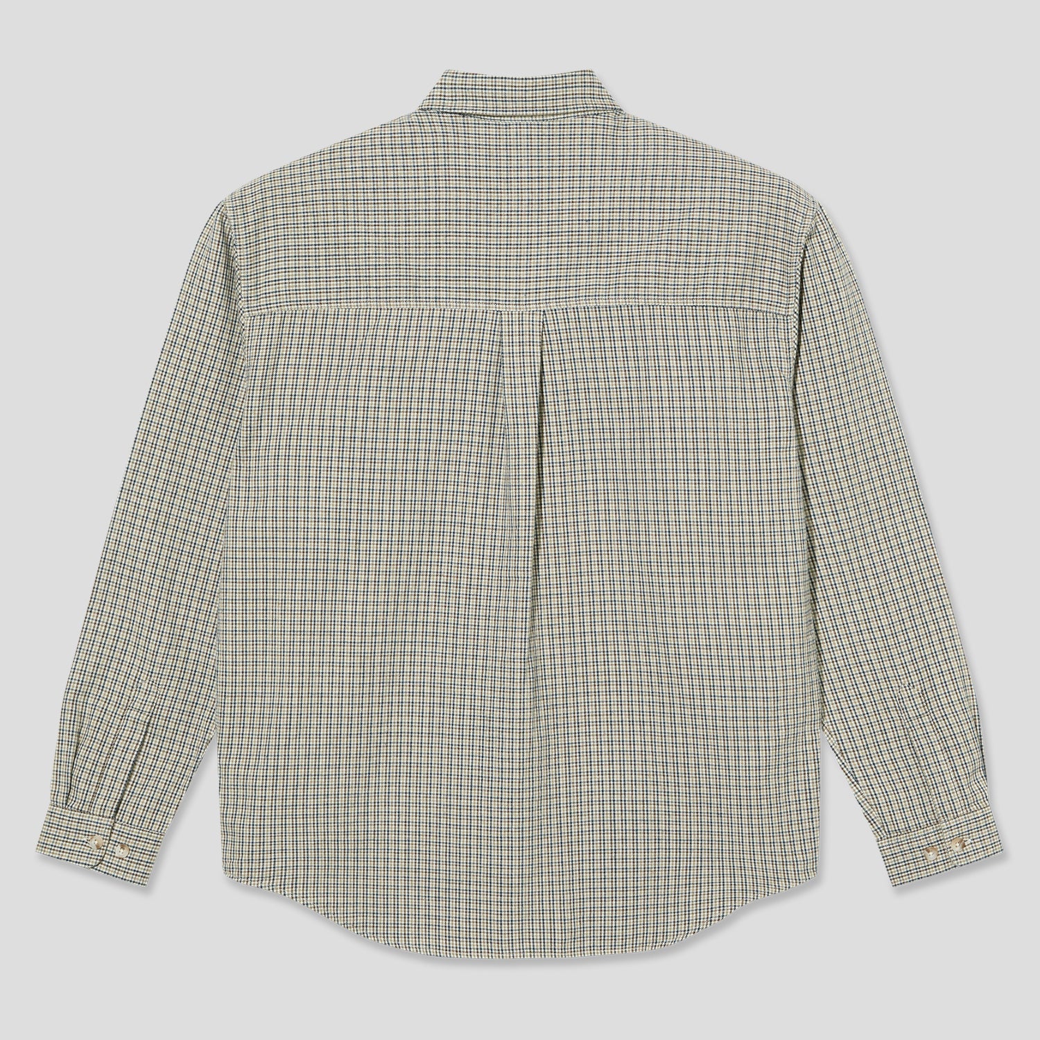 Polar Skate Co. Mitchell Long Sleeve Shirt - Creme Check