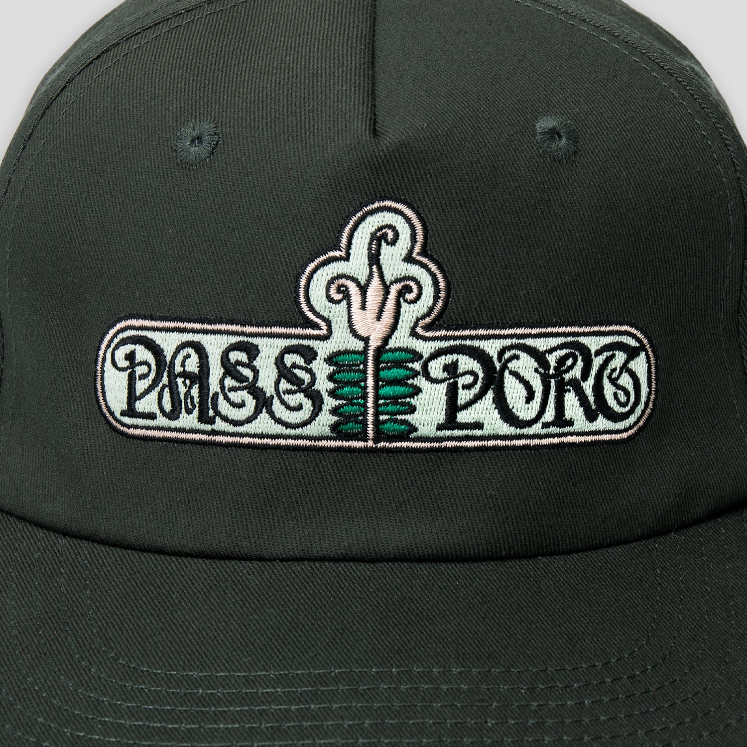 Pass~Port Gardenia Workers Cap - Dark Elm