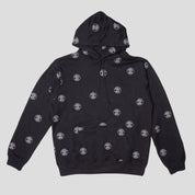 Hoddle Jeans Dot Logo Hoodie - Black