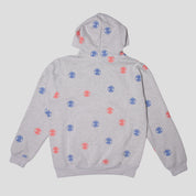 Hoddle Jeans Dot Logo Hoodie - Grey