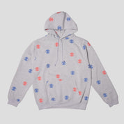 Hoddle Jeans Dot Logo Hoodie - Grey