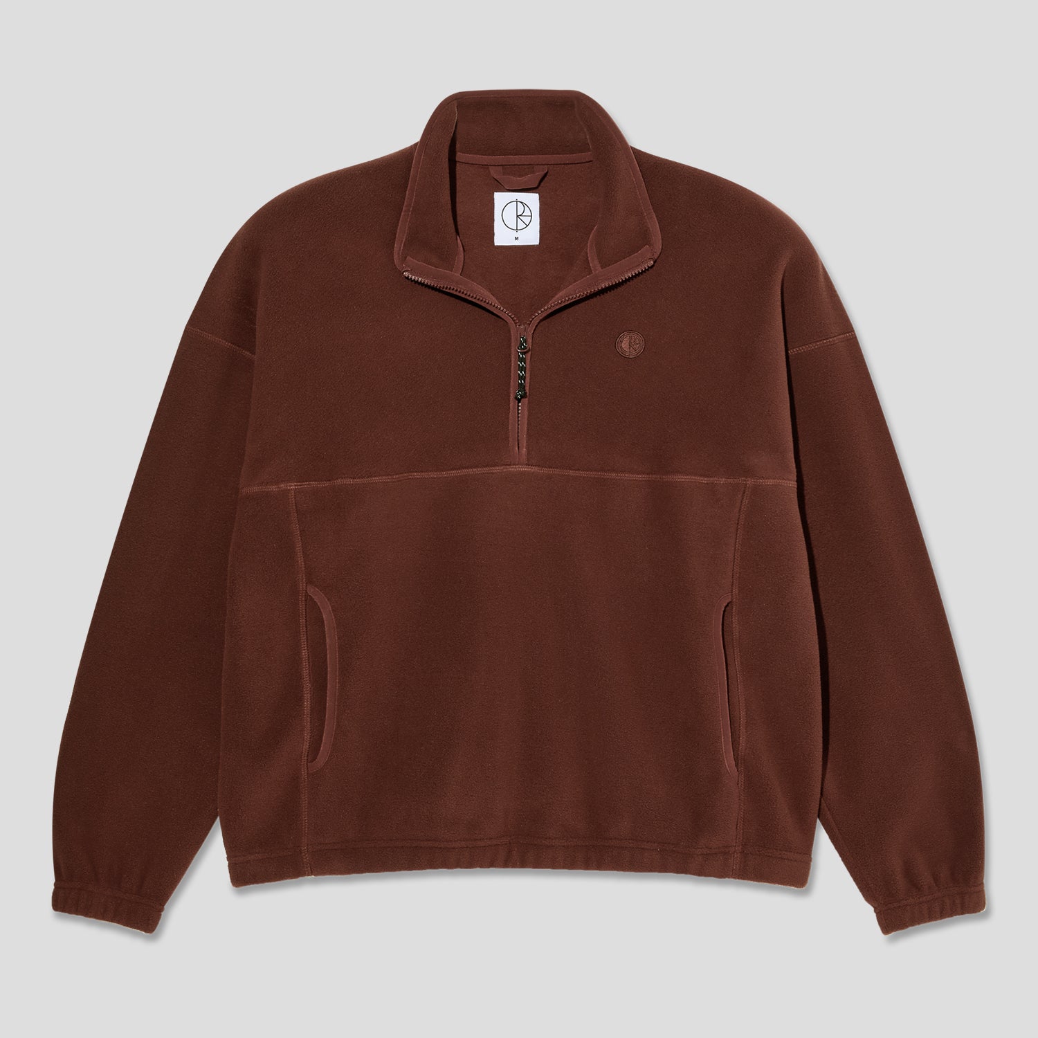 Polar Skate Co. Ivan Half Zip Sweater - Wine