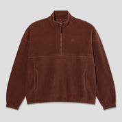 Polar Skate Co. Ivan Half Zip Sweater - Wine