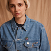 Pass~Port Workers Club Trucker Jacket - Washed Dark Indigo