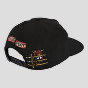 Pass~Port Red Flag Workers Cap - Black