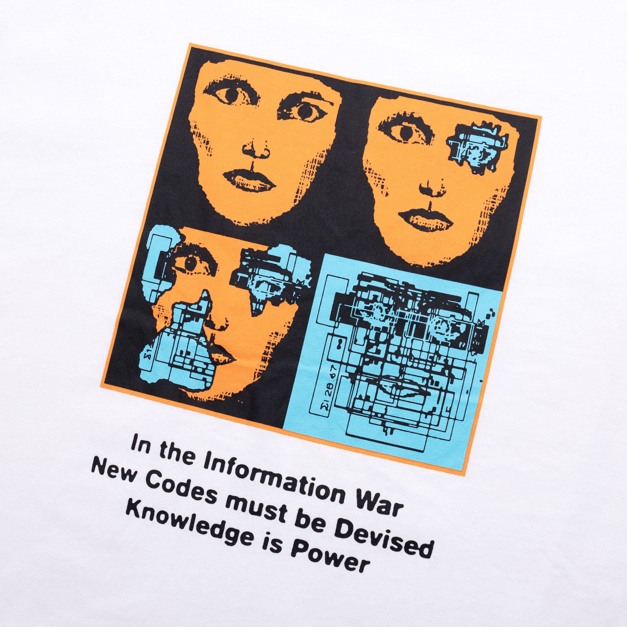 Come Sundown Information War Tee - White