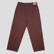 Hoddle 12 Ounce Denim Ranger Jean - Brown / Blue Stitch