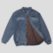 Pass~Port Vineyard Birds Denim Delivery Jacket - Washed Indigo