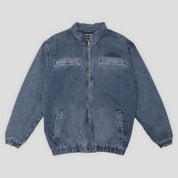 Pass~Port Vineyard Birds Denim Delivery Jacket - Washed Indigo