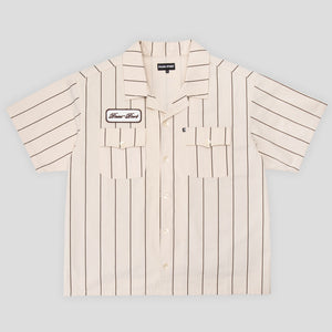 Pass~Port Striped Casual Shirt - Cream