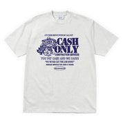 Cash Only Dash Tee - Ash