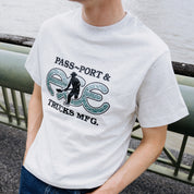 Pass~Port & Ace Trucks MFG Hammertone Tee - Ash