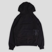Always Do What You Should Do Stencil Pullover Hoodie - Black