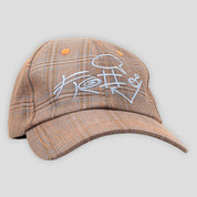 Frog Skateboards Plaid G Hat - Brown