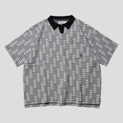 Evisen Repetition Knit Polo- White