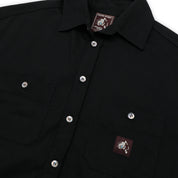 Pass~Port Australian Manufactured Short Sleeve Work Shirt - Black