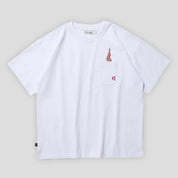 Evisen Eye Fire Tech Pocket Tee - White
