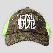 Hoddle Camo Green Trucker Cap