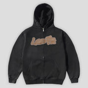 Lo-Fi Emissions Zip-Thru  Hood - Black