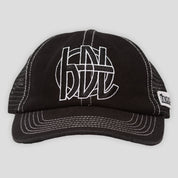 Hoddle Black Trucker Cap