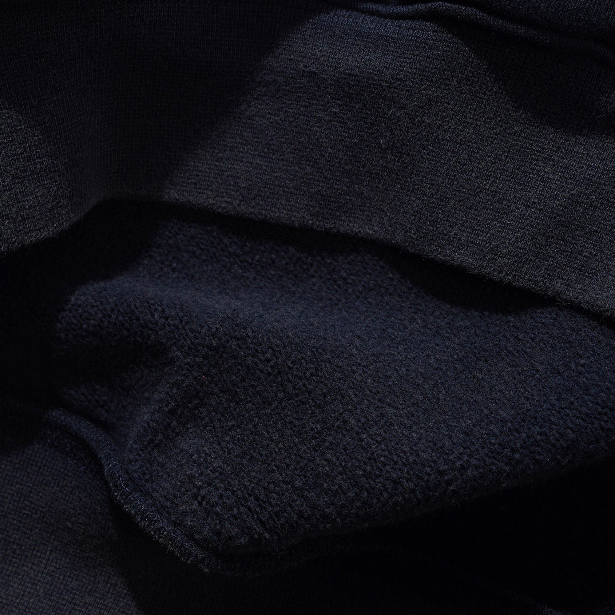 Lo-Fi Messy Pullover Hood - Navy