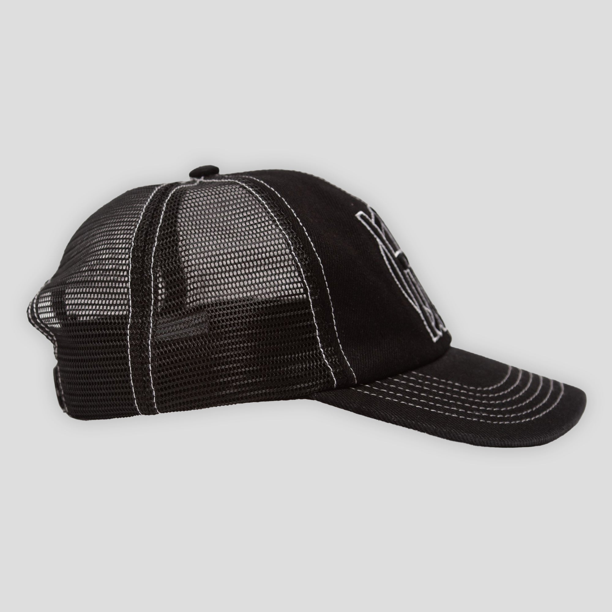 Hoddle Black Trucker Cap