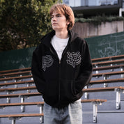 Pass~Port Store & Gallery Exclusive Syd Logo Zip Hood - Black