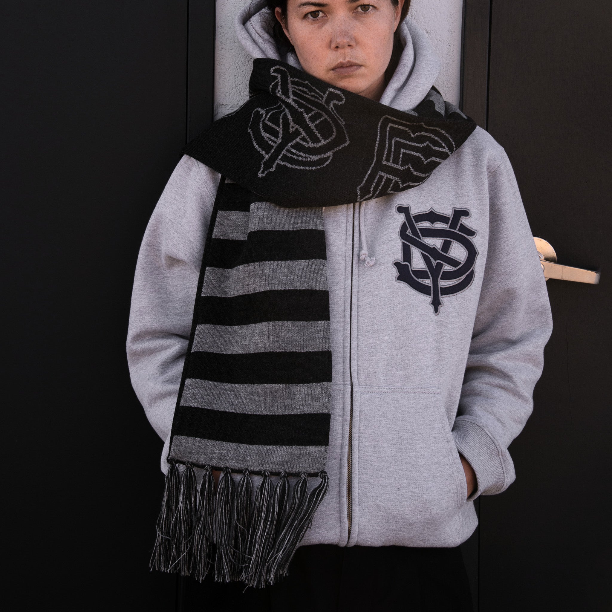 Pass~Port Store & Gallery Exclusive Syd Scarf - Grey