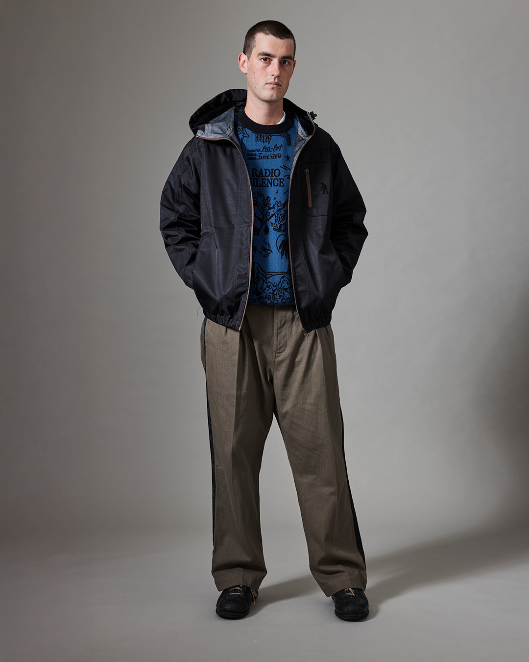 Pass~Port Workers Rain Jacket - Dark Olive