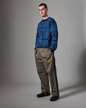 Pass~Port Eyeball Knit Sweater - Harbour Blue / Black