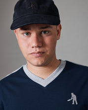 Pass~Port Workers Stripe Organic Cotton Jersey - Navy