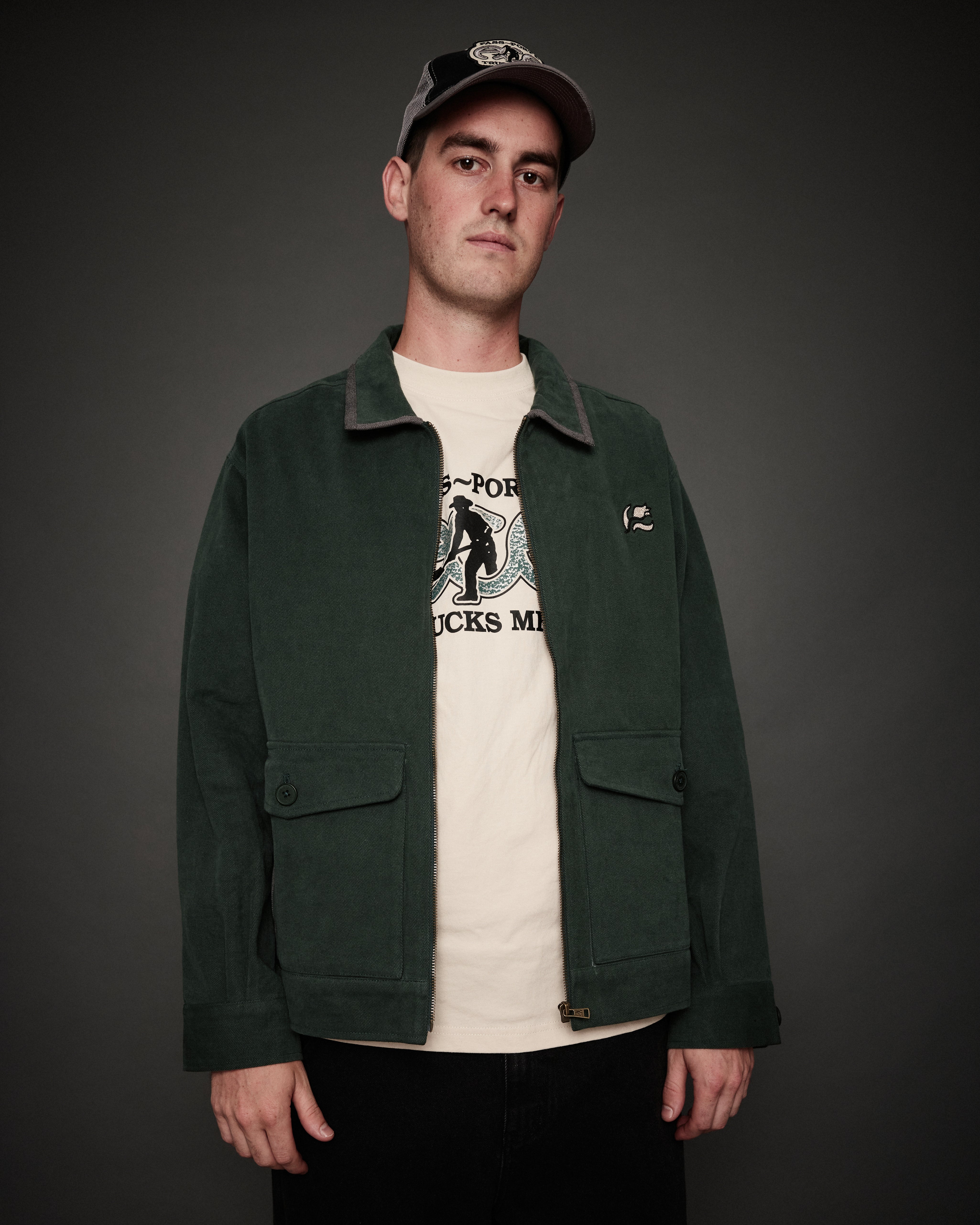 Pass~Port & Ace Trucks MFG Ace Movers Jacket - Green
