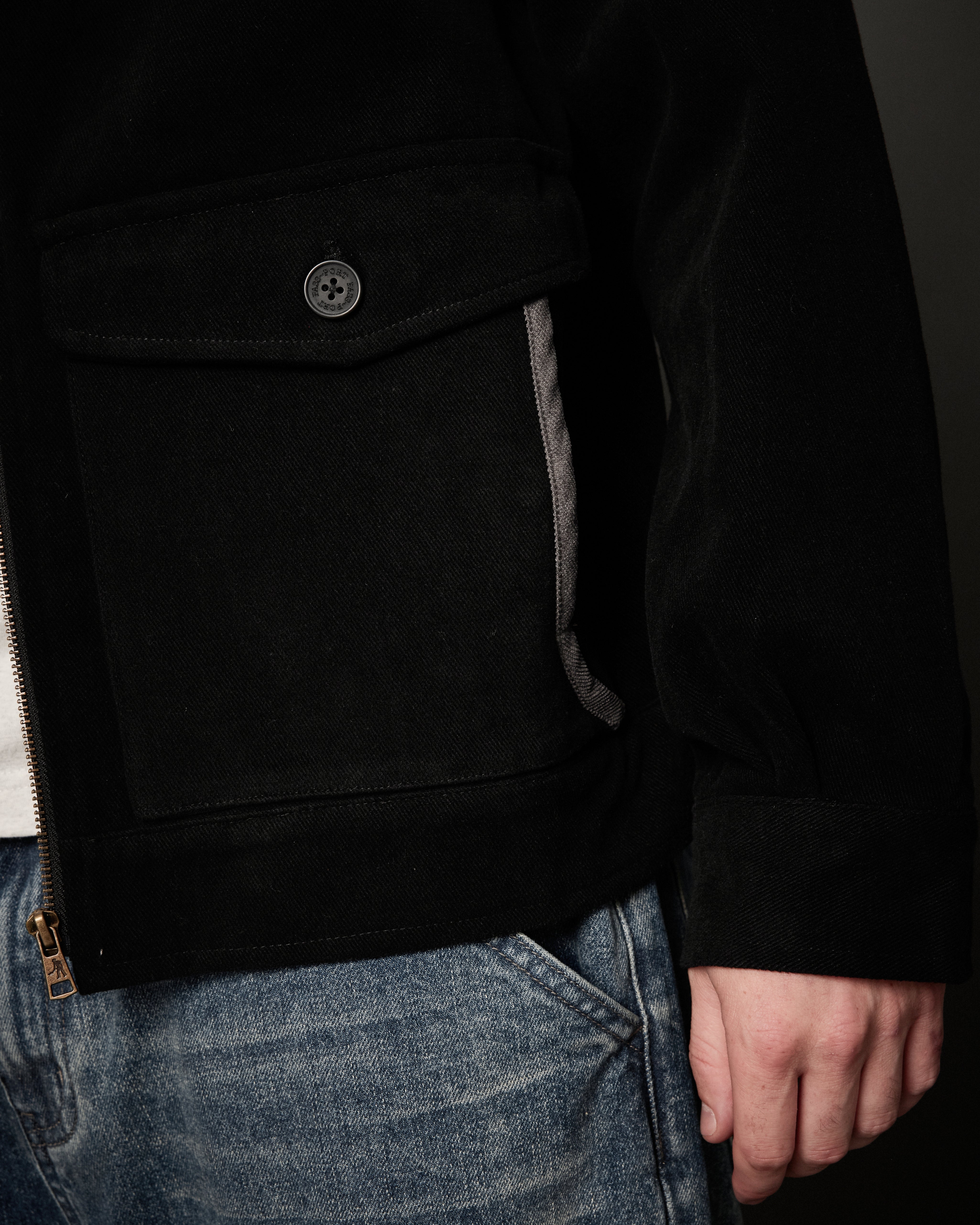 Pass~Port & Ace Trucks MFG Ace Movers Jacket - Black