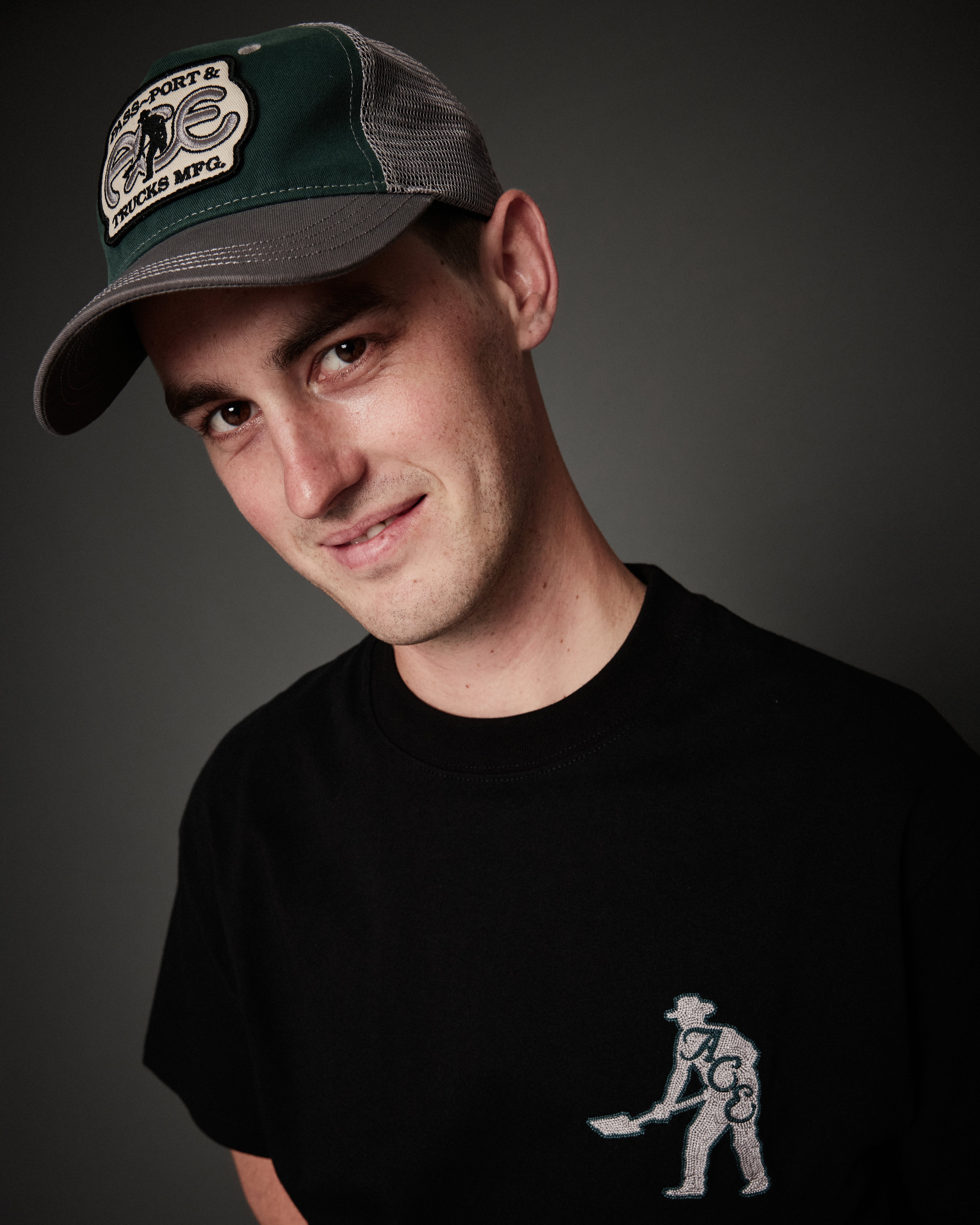 Pass~Port & Ace Trucks MFG Ace Packers Trucker Cap - Green / Steel