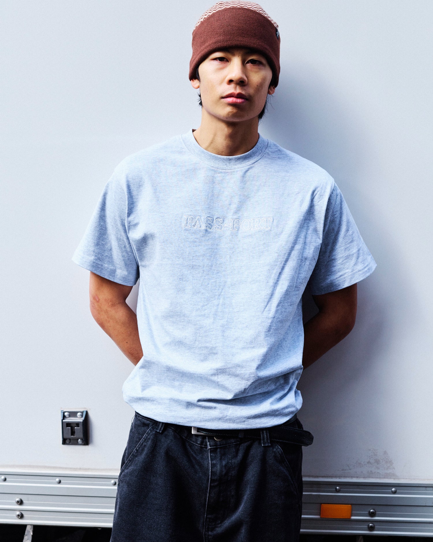 Pass~Port Organic Cotton Zig Zag Beanie - Bark