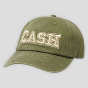 Cash Only Campus 6 Panel Cap - Washed Olive