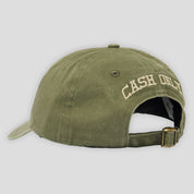 Cash Only Campus 6 Panel Cap - Washed Olive