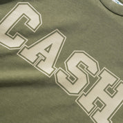 Cash Only Campus Tee - Washed Olive