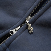 Cash Only Campus Zip-Thru Hood - Washed Navy