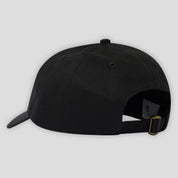Cash Only License Plate 6 Panel Cap - Black
